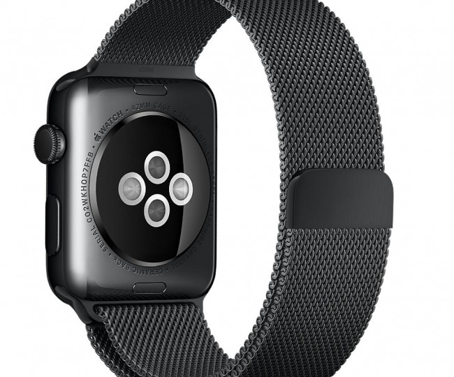 Ремешок Apple Watch 42/44mm Milanese Loop Black